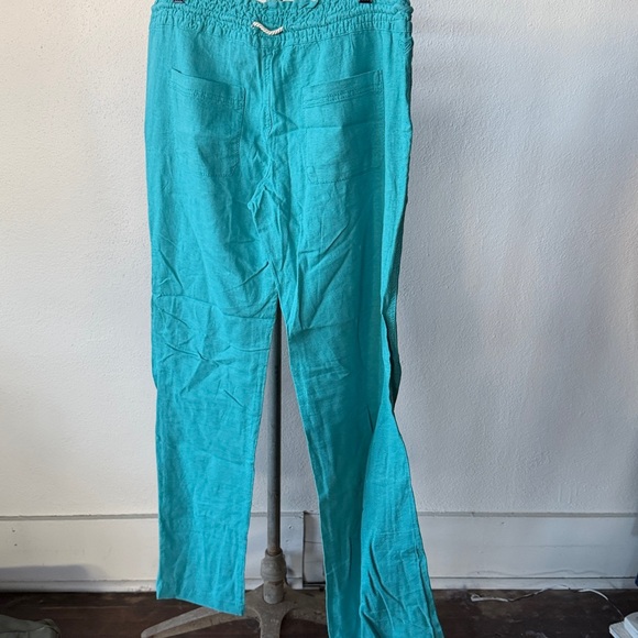NWT Roxy Linen Lounge Pants Size Medium - Picture 7 of 7